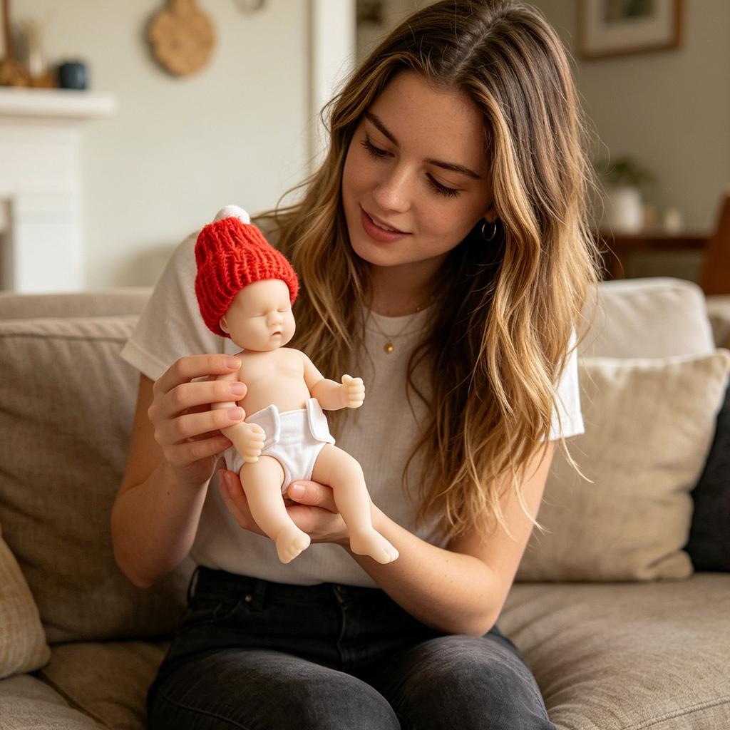 Soft Slow TPR Stress Doll - Skin-Friendly Toy for Relaxation