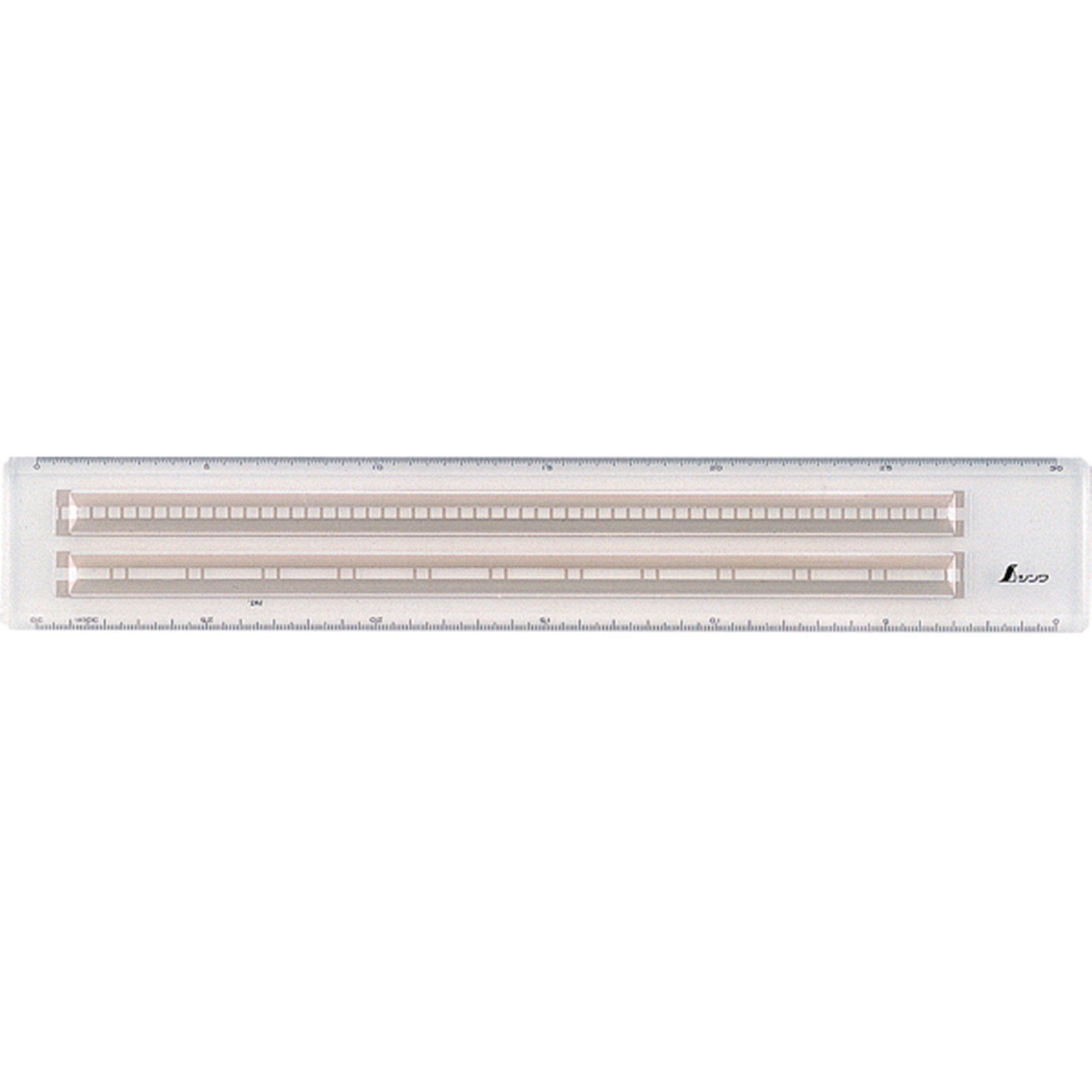 

Shinwa Sokutei Dotted Line Scale, 30cm, 70726