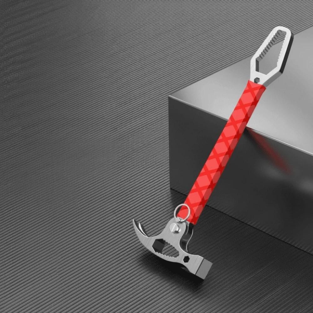 High-carbon Steel Forging Sledge Hammer Thickening with Ergonomic Handle Woodworking Hammer Durable Shock-Absorbing