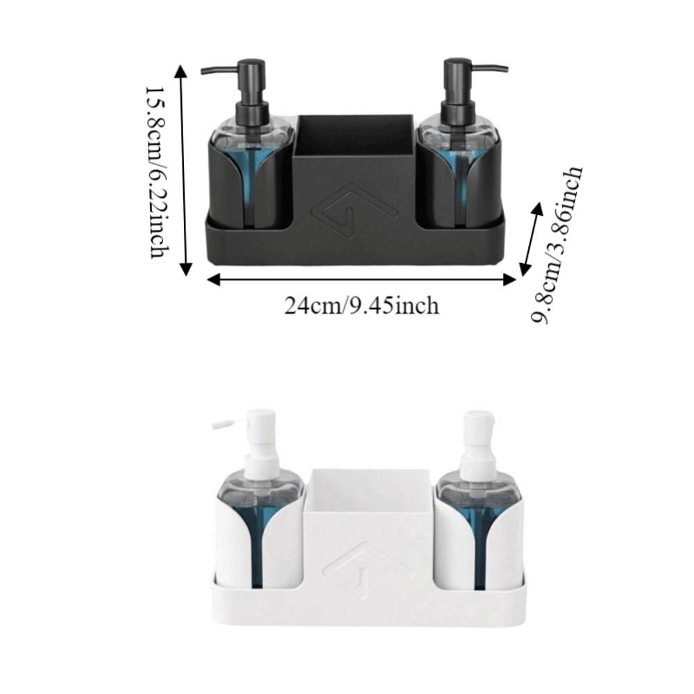 Refillable Soap Dispenser Set Pump Bottle Hand Soap Dispenser Dish Soap Dispenser  Hotel