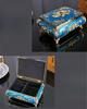 High-End European Metal Jewelry Box with Rose Design, Luxury Decorative Storage Organizer for Necklaces Rings Wedding Gift
