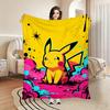 P-Poke-mons Sofa Blanket Fluffy Soft Blankets and Throws Camping Bedspread on the Bed Anime Home Decoration Bedspreads Picnic &