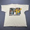 Herre Retro 90'erne 1991 MTV Musik TV Herre T-shirt Sommer Ny Stil Unisex Trendy Casual T-shirt