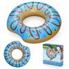 Inflatable Beach Ring for Swimming Blue Donut 107cm BESTWAY