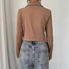 Spring Autumn Blazers Fashion Short Jacket for Women, Harajuku Solid Versatile Loose Thin Coats, Single Breasted Short Suit Top Female