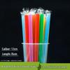 ZISIZ Individually Wrapped Plastic Drinking Straws