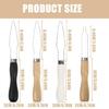 Portable Wood Buttonhole Helper For Quick Clothing Repair And Handmade Projects