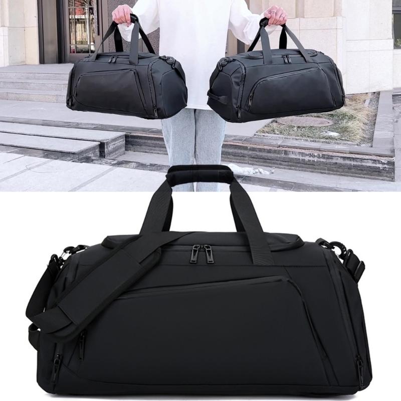 Gym Sport Bag Dry Wet Separated, Watertight Large Sports Duffels Bag Training Handbag with Shoes Compartment for Sports