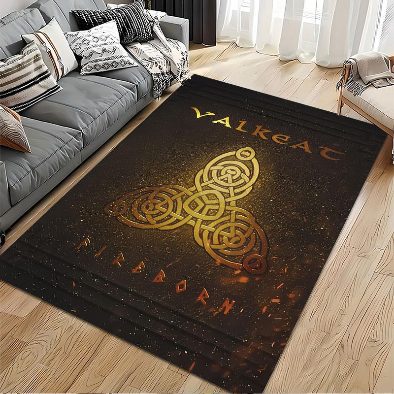 Valkeat Fireborn Celtic Design suitable as a non-slip mat for the living room or bedroom sofa