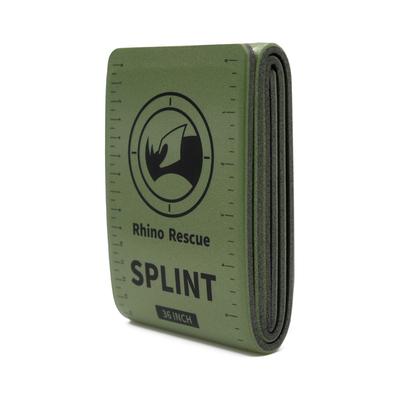 RHINO RESCUE EHBO-spalk 36" X 4,3" Groen-Grijs, Houd Botten in Positie Voor Kamperen Wandelen Bevestiging Bot Noodkit