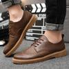 Fashion Men's Casual Leather Shoes Classic Business Dress Shoe Luxury Oxford Office Shoes for Men Comfort Loafers Brogue Shoes Moccasins