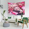 VIKAMA anime Cartoon Cartoon Slaapkamer Decoratie Stof Manmi Slaapzaal Live Uitzending Achtergrond Muurdoek