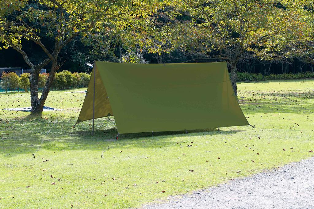 OUTDOOR MAN QUADRADO TARP Olivgrönt presenningstält Rectatarp öppen presenning UV-behandling UV-skydd Vattentät tryckbeständig förvaringspåse ingår BBQ KOTT-009K