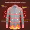 FIRS Men's 90% Goose Down Business Casual Winter Shirt