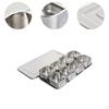 Seasoning Box Combination Detachable Spice Container Stainless Steel Jars for