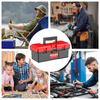 Hand Toolbox Portable Mini Easy Access Handled Heavy Duty Maintenance DIY Tool Storage For Vehicle Car Home Office Workshop