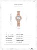 Fashion Rhinestone Women's Quartz Watch with Roman Numerals and Bracelet Style