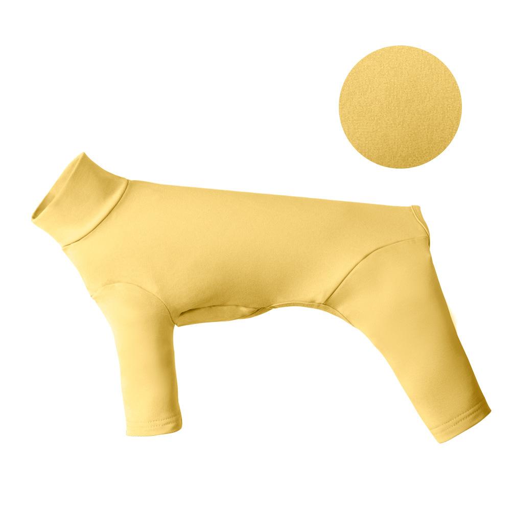 

Four-legged Bottoming Shirt, Universal in Autumn and Winter, Dog Turtleneck Loungewear, Dust-proof Clothing, Low-saturation Pet Dog Clothing XS