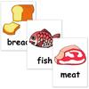 English Word Cards Flashcards, (Food) A4 Size, Laminated