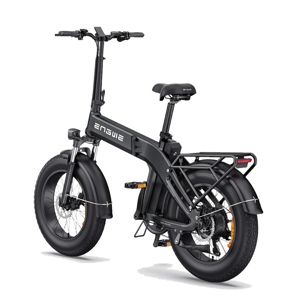 ENGWE EP-2 BOOST 3.0 Folding E-Bike with 250W 48V13.5Ah, 20×4.0 Fat E-Bike, Rear Cargo Rack, Compact Foldable Frame, City Commuter Pedelec