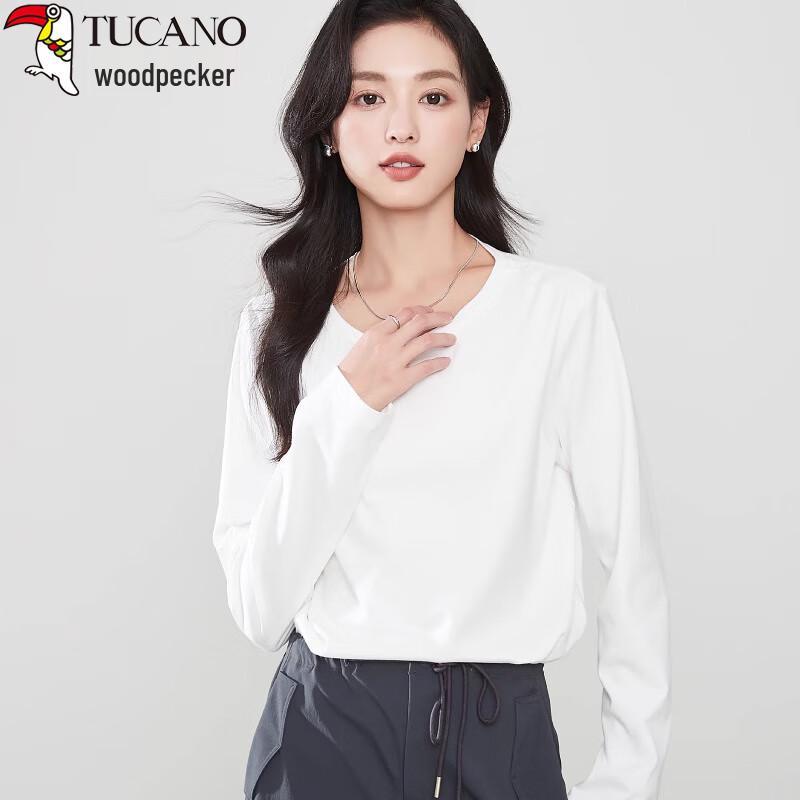 Woodpecker Women s Pure Cotton Long-Sleeve T-Shirt S