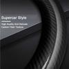 Non-Slip Carbon Fiber Leather Car Steering Wheel Cover For Honda Civic Accord Odyssey Fit CR-V HR-V Jazz City Breeze Jade Crider