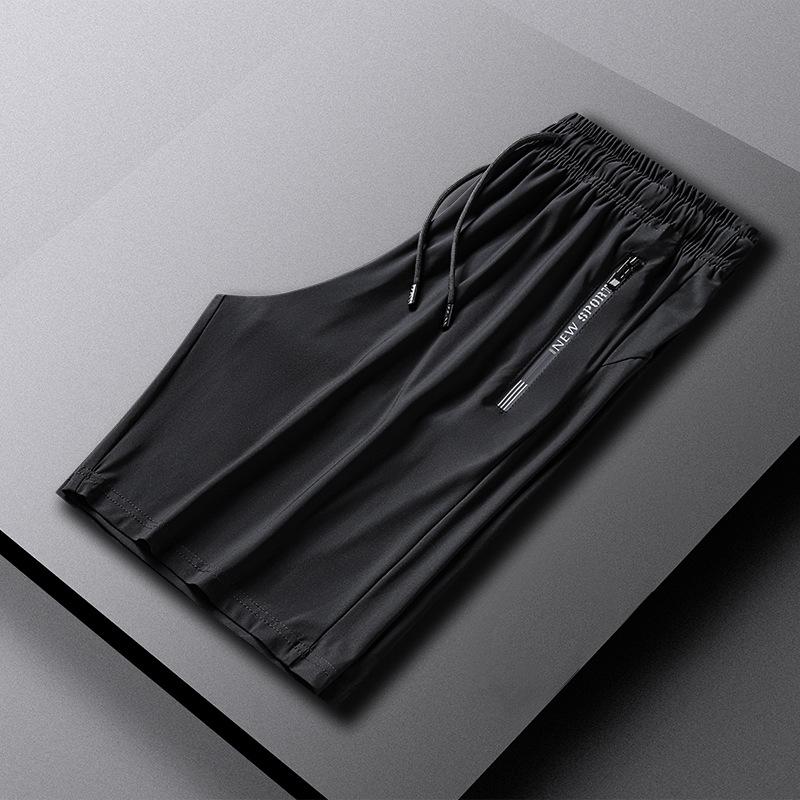 

Мужские спортивные брюки больших размеров из ледяного шелка с быстрой сушкой - Легкие летние повседневные 4XL