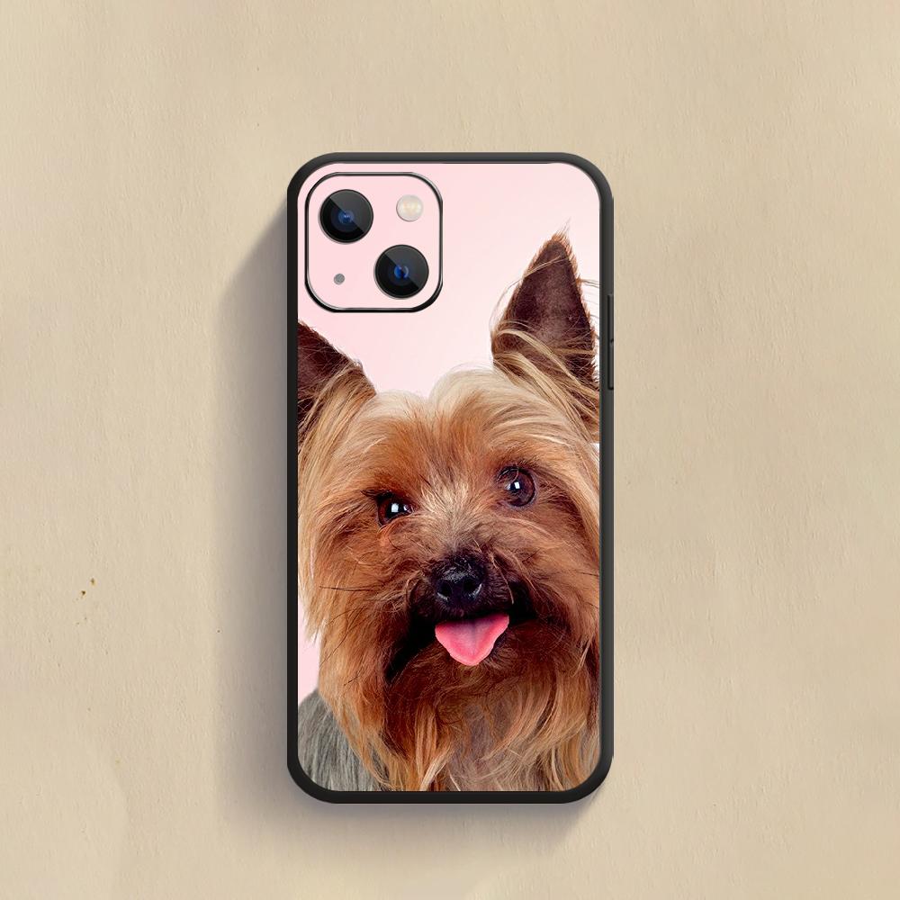 Roztomilé pouzdro na telefon pro psa Yorkies pro iPhone Samsung Galaxy Redmi Xiaomi Oppo OnePlus Note SA 7 8 9 10 11 12 13 14 20 21 22 23 53 54 Pro Max Plus Ultra