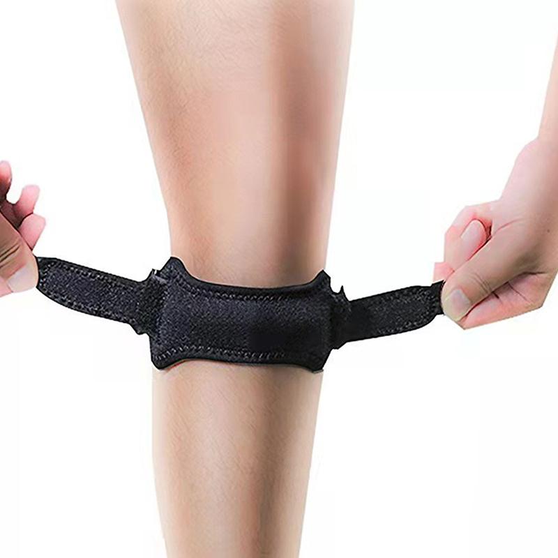 1 Piece Knee Patellar Tendon Knee Support Strape Brace Adjustable Shock Absorption Compression Knee Pad Sleeve For Basketball