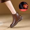 Autumn and winter retro Martin boots girls boots short boots versatile flat heel Chelsea women's shoes boots