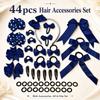 High Elastic Hair Bows Set Bowknot Elastic Hair Ties Gifts Ponytail Holders  Girls Children