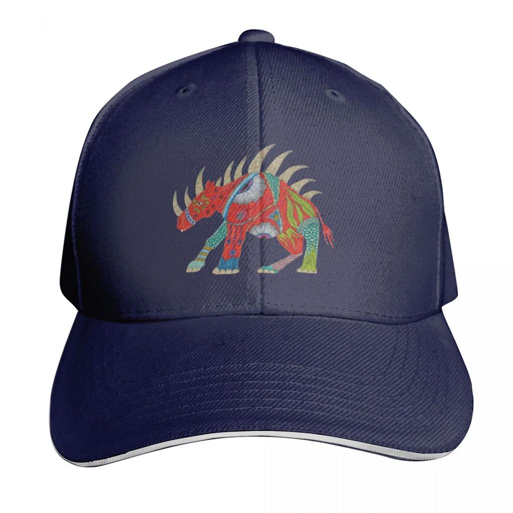 Fancy Colorful Rhino Baseball Cap Beach Outing Dad Hat Fashionable Birthday Unisex Womens