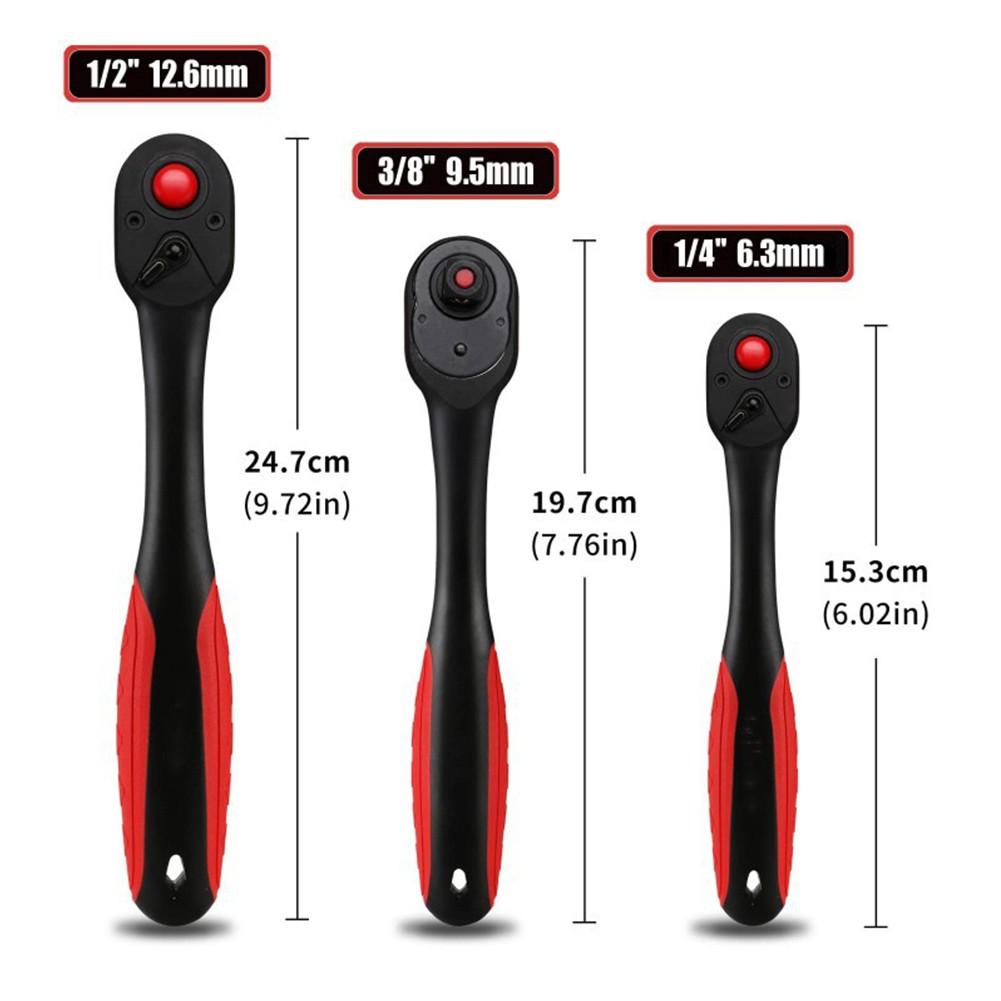 72 Tooth Ratchet Quick-Release Wrench Ratchet Wrench Set Efficient Loosening