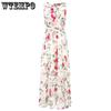 WTEMPO Women's Summer Halter Dress Beach Vacation Loose Print Beach Dress Floral Dress Bohemian Dress