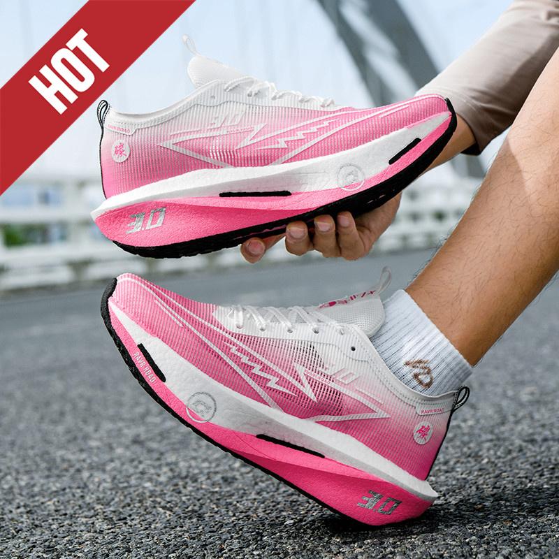 Running Shoes Men Sports Marathon Carbon Plate Breathable Lightweight Women Comfortable Athletic Leisure Sneakers Footwear