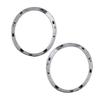 2 Stück Frontscheinwerferrahmen Scheinwerfer-Zierring für Mini Cooper F55 F56 F57 51137300631 51137300632 51712355791 51712355798