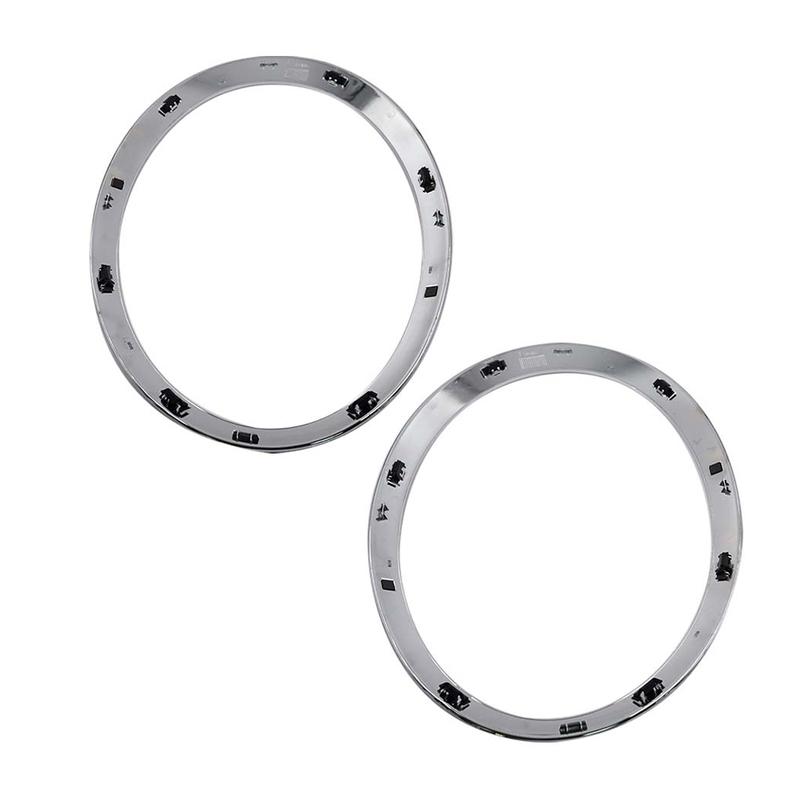 2 Stück Frontscheinwerferrahmen Scheinwerfer-Zierring für Mini Cooper F55 F56 F57 51137300631 51137300632 51712355791 51712355798