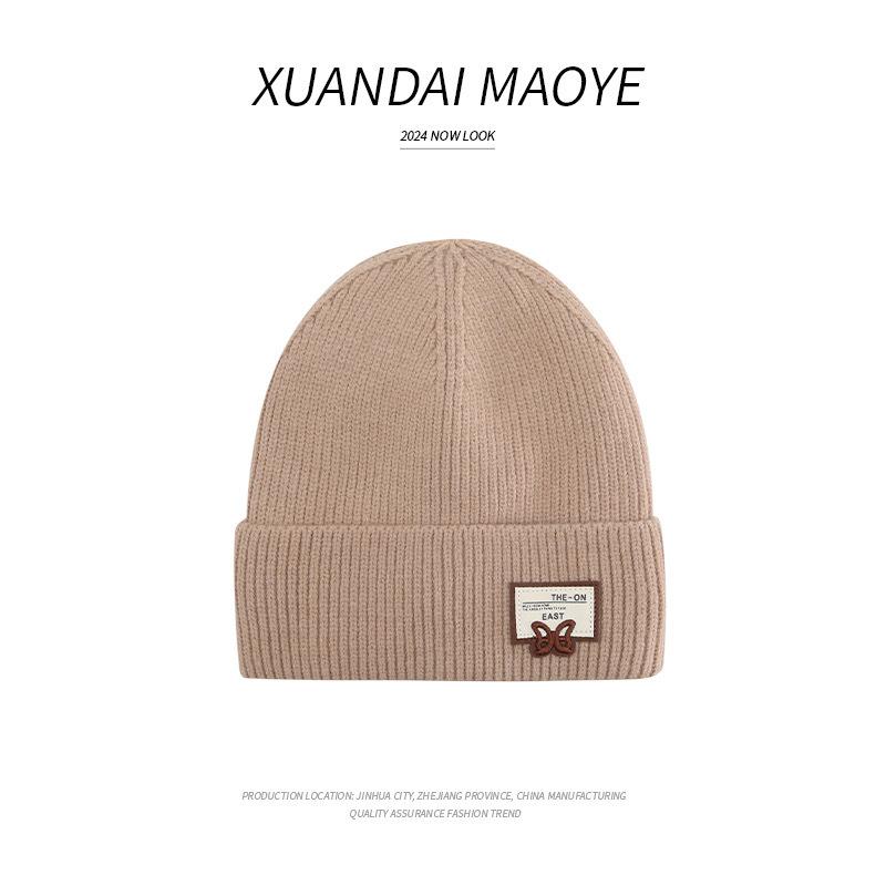 

Осенние и зимние вязаные шапки женские и мужские теплые и универсальные модные шерстяные шапки повседневные защитные наушники холодные шапки с начесом толстые шапки One Size хаки