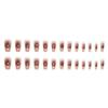 Ombre Rose Blush Medium Ballerina Nails - Minimalist Press-On Set (26 Pieces)