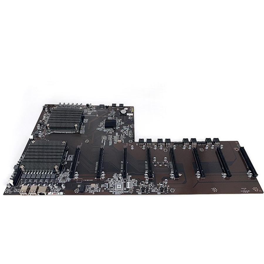 BTC79-3060 Mining Motherboard X79 Chip Dual 8 Card Slots, 65mm Pitch, Support 3060 RX570 Graphics Card LGA 2011CPU
