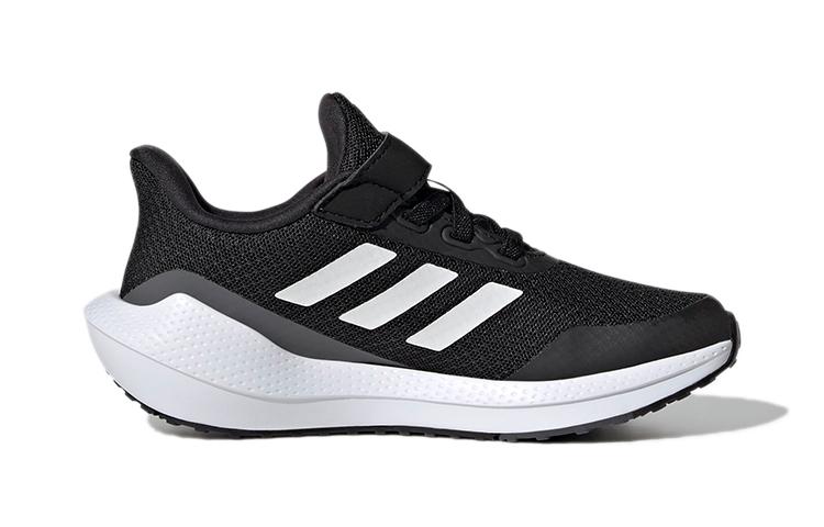 adidas EQ21 Run Bounce BP Comfortable Abrasion Resistant Cushioning Breathable Low Top Kids' Running Shoes Black Kids' GZ5984