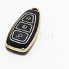 Tpu For Ford B-Max C-Max Ii S-Max Kuga Ii Ecosport Fiesta Iv Focus Iii Galaxy Fusion Mondeo Iv Etc. Car Key Case Cover Keychain