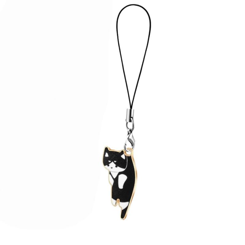 Cute and Charming Cat Phone Lanyard - Cute Pendant with Lanyard, Suitable for Phones, Backpacks, and Keychain Accessories