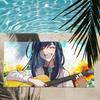 Ado Anime Sänger Handtuch Schnelltrocknende Strandhandtücher Sind Geeignet Für Schwimmbäder Camping Yoga Und Das Fitnessstudio