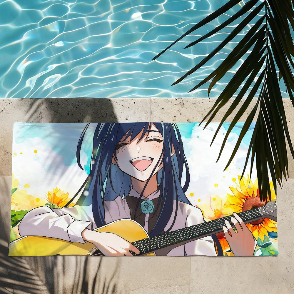 Ado Anime Sänger Handtuch Schnelltrocknende Strandhandtücher Sind Geeignet Für Schwimmbäder Camping Yoga Und Das Fitnessstudio