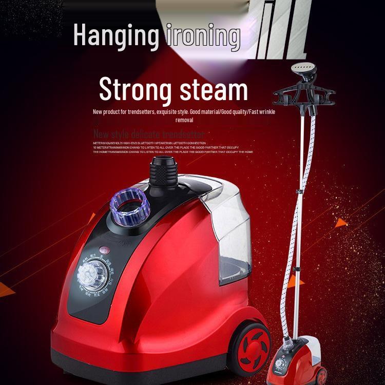 Handheld Red Portable Garment Steamer and Iron
