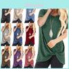 Stilvolle Damen Tunika Tops Kurzarm Sommer Locker Bluse Übergröße Hemd T-Shirt