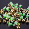 10Pcs Plastic Fishing Rod Alarm Bells Clip Fishing Bites Alarm Double Bells Bites Mark Indicator Fishing Tackle Easy to Use