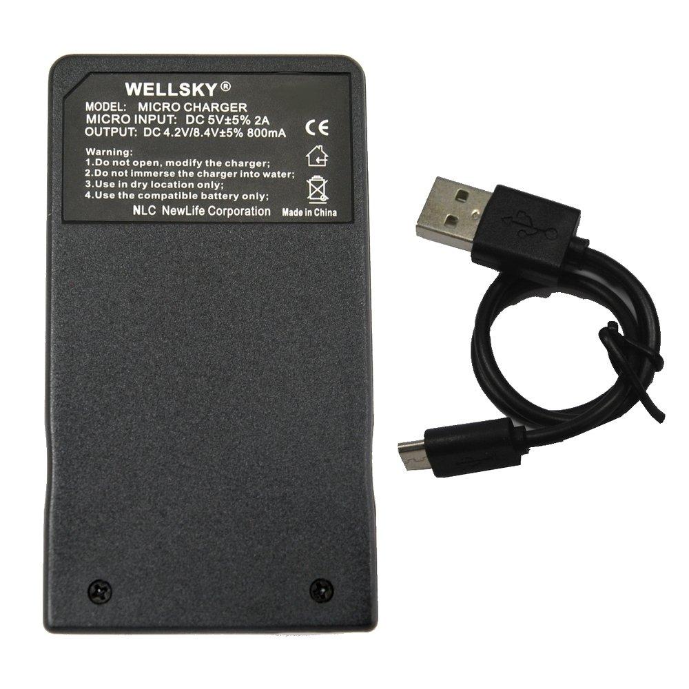

Быстрое зарядное устройство USB SONY LT2F2200. Может заряжать как оригинальные, так и совместимые [WELLSKY] NP-FM50 / NP-FM500H / NP-F550 / / NP-F970 / NP-QM91D