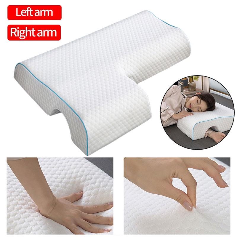 Comfortable Memory Foam Couple Pillow For Adults Non-pressure Hand Arm Support Neck Protection And Sound Sleep M Size